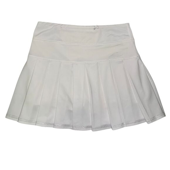 Gap Fit White Pleated Skirt with Built-in Shorts Gyaru Coquette Skort - Picture 2 of 7